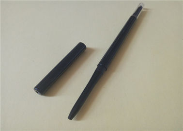 Πλαστικό αυτόματο χειλικό μολύβι Makeup, μαύρο αδιάβροχο χειλικό σκάφος της γραμμής χρώματος
