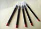Μακράς διαρκείας κόκκινο απλό σχέδιο ISO υψηλής επίδοσης PVC μολυβιών κραγιόν