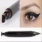 Ξύλινο καλλυντικό συνήθειας καλλυντικών που συσκευάζει για το μολύβι δύο Eyeliner το κεφάλι
