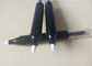 Τα διπλά ABS χρήσης στεγανοποιούν το μολύβι φρυδιών που συσκευάζει το μαύρο χρώμα 141,7 * 11mm